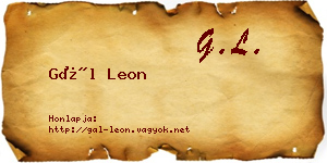 Gál Leon névjegykártya